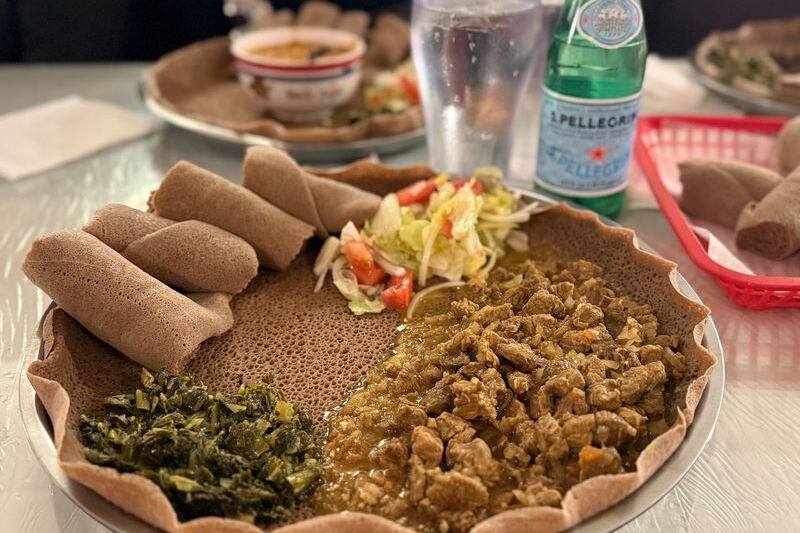 This Unassuming Columbus Ohio Kitchen Serves Ethiopian Injera Platters You’ll Eat With Your Hands