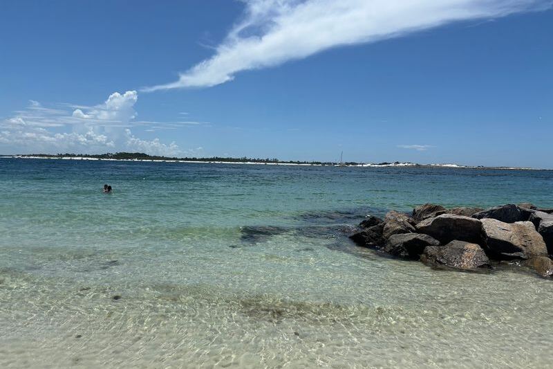 The Water at This Sheltered Florida Lagoon Stays So Calm It Looks Like a Giant Swimming Pool
