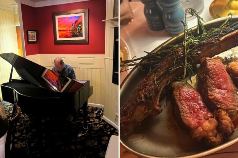 This Delaware Steakhouse Has Dry-Aged Steaks, Crab-Topped Filets, and Live Music
