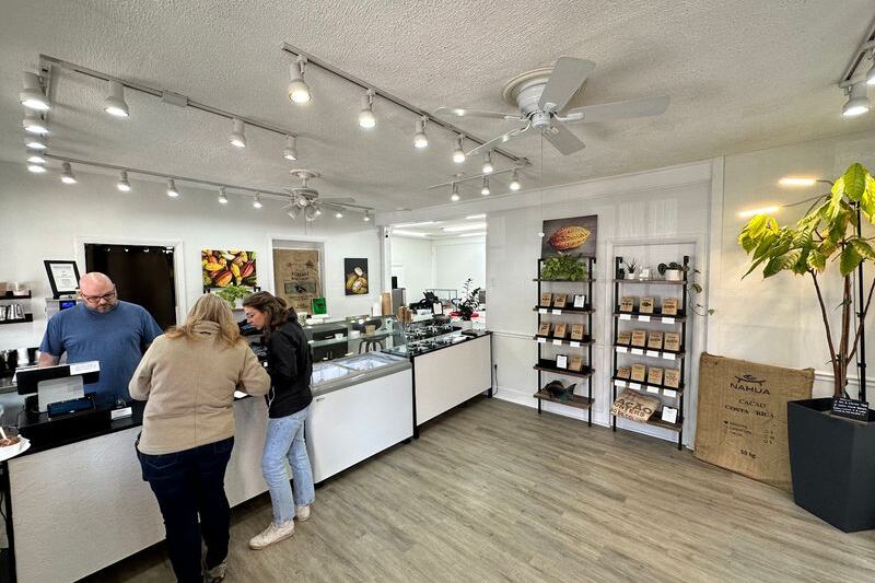 This Husband-and-Wife Virginia Chocolate Shop Makes Bean-to-Bar Chocolate and Scoops Gelato From Mint Grown in Their Own Garden