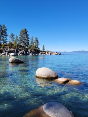 This Nevada State Park Frames Lake Tahoe’s Boulder-Strewn Beaches in Water So Clear You’ll Swim Right In