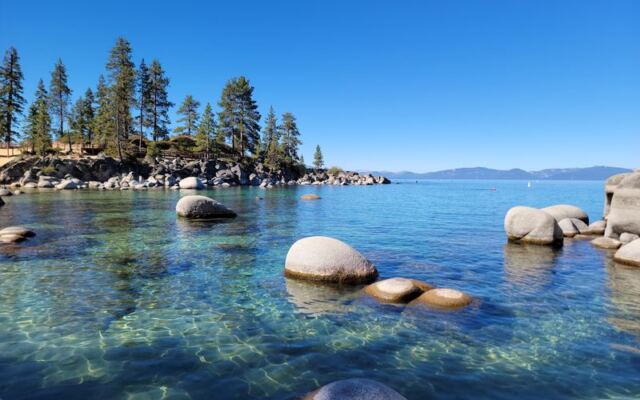 This Nevada State Park Frames Lake Tahoe’s Boulder-Strewn Beaches in Water So Clear You’ll Swim Right In