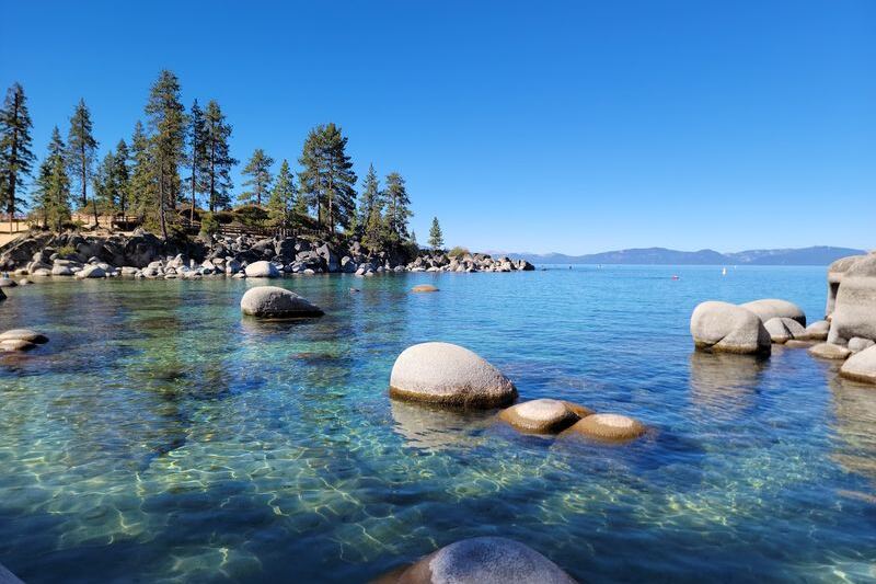 This Nevada State Park Frames Lake Tahoe’s Boulder-Strewn Beaches in Water So Clear You’ll Swim Right In