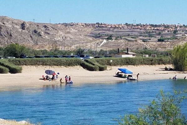 This Nevada State Park Tucks a Shallow, Kid-Friendly Swimming Lagoon Along the Colorado River
