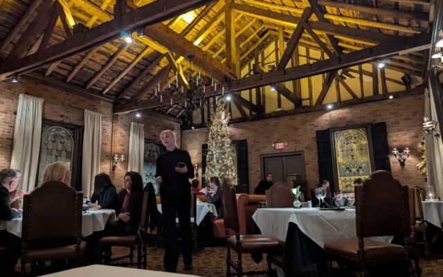 This Columbus Restaurant Serves Elegant French Fine Dining Inside a Converted Old Church With Stained-Glass Windows
