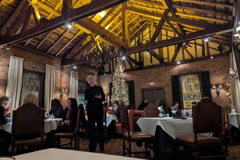 This Columbus Restaurant Serves Elegant French Fine Dining Inside a Converted Old Church With Stained-Glass Windows
