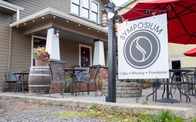 Inside Symposium Coffee: Sherwood’s Historic Bungalow Coffeehouse and Community Gathering Place
