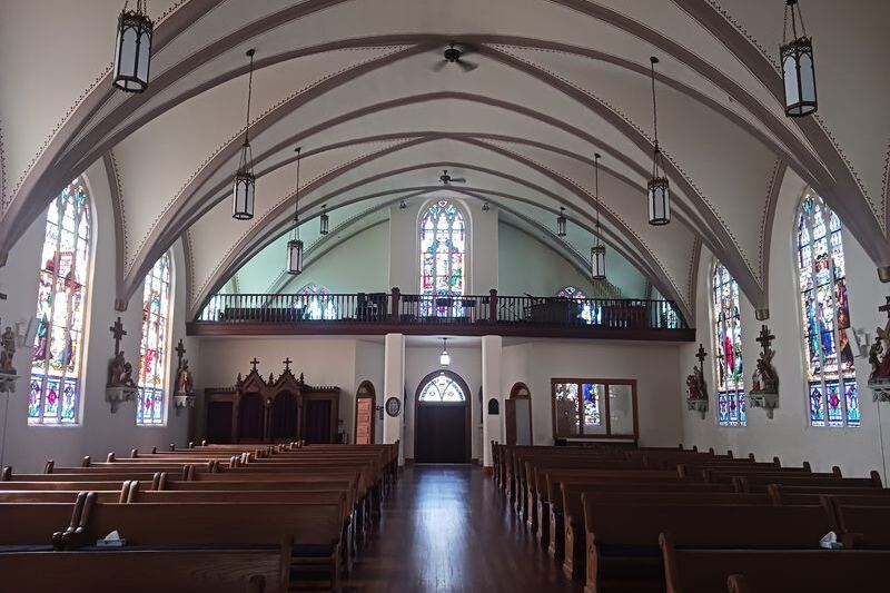 This Small-Town Oklahoma Church Glows Red and Gold From German Stained Glass Fired in Munich Over a Century Ago