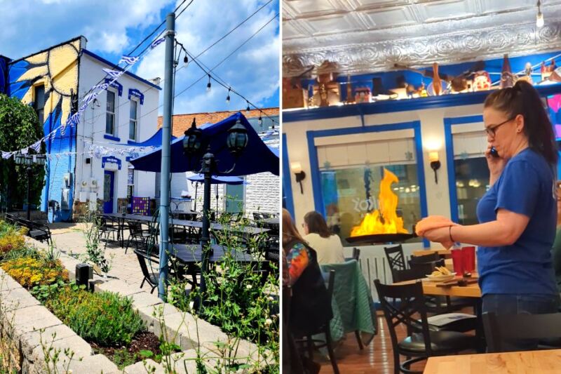This Small-Town Michigan Taverna Is Known for Flaming Saganaki and Gyros Worth the Drive