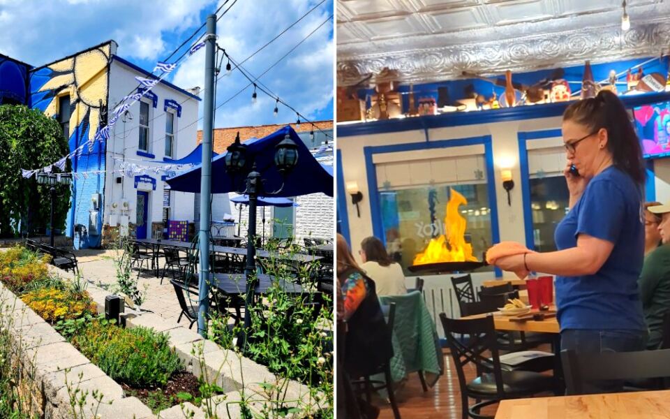 This Small-Town Michigan Taverna Is Known for Flaming Saganaki and Gyros Worth the Drive