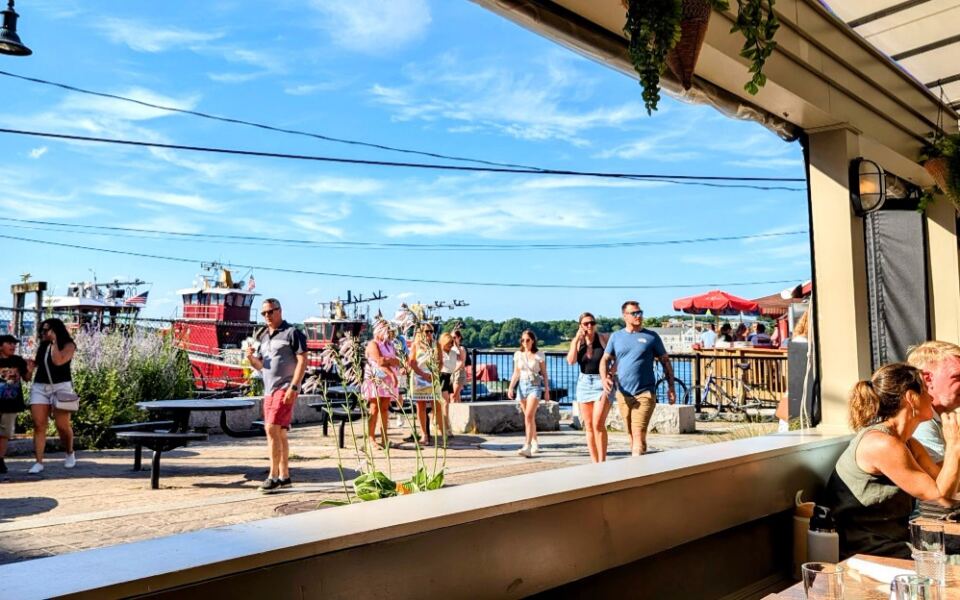 This Portsmouth Restaurant Pairs Seafood Chowder With River Views