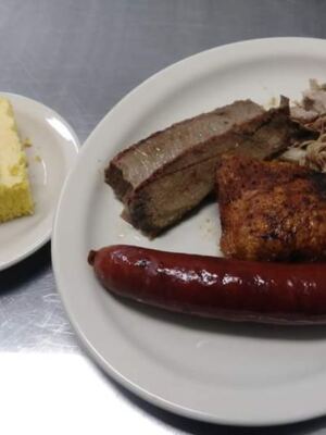 Somewhere Near Athens A Roadside Stand Smokes Ribs Under A Cloud You Can Smell For Miles