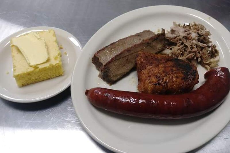 Somewhere Near Athens A Roadside Stand Smokes Ribs Under A Cloud You Can Smell For Miles