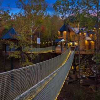 You Can Sleep In This Broken Bow Treehouse With A Crow’s Nest Fifty Feet Above The Oklahoma Forest Floor
