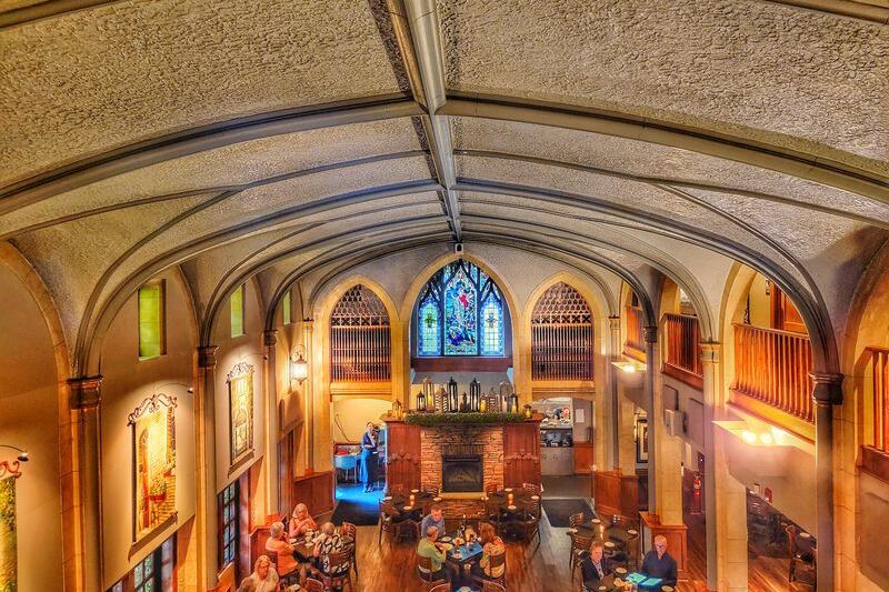 9 Restaurants Hiding Inside Old Illinois Churches, Depots, And Mansions That Are Worth The Drive