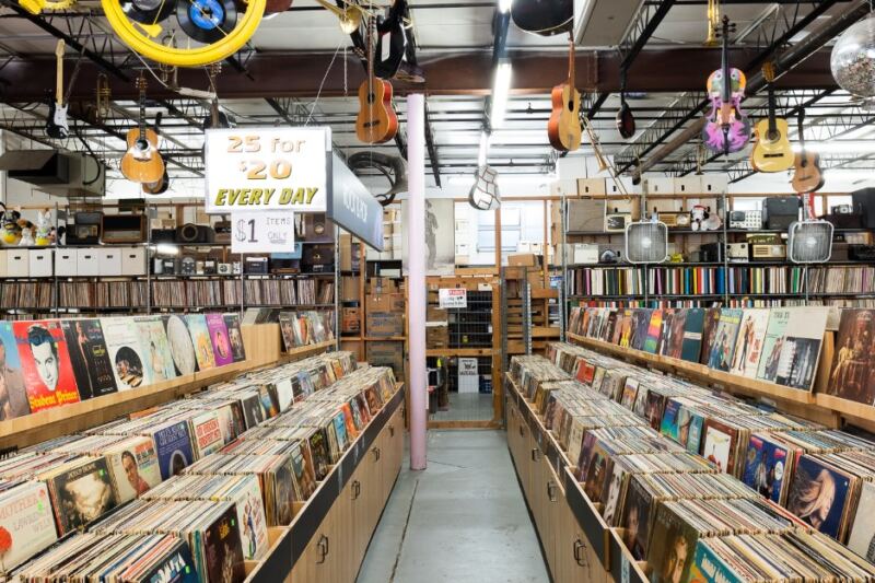 Bananas Records in St. Petersburg Is a Vinyl Lover’s Dream With Hundreds of Thousands of Records