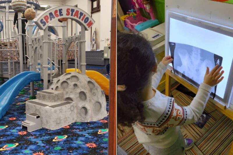 This Fall River Children’s Museum Fills Its Floors With a Vet-Clinic Room and a Space Playground, Then Sends Kids Outside to Run