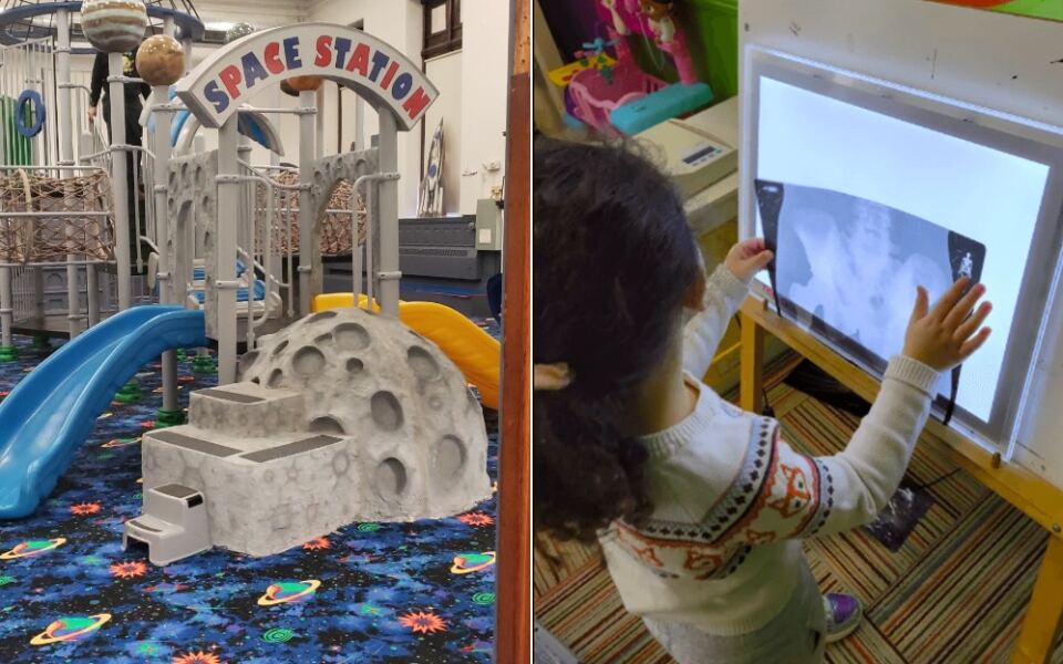 This Fall River Children’s Museum Fills Its Floors With a Vet-Clinic Room and a Space Playground, Then Sends Kids Outside to Run
