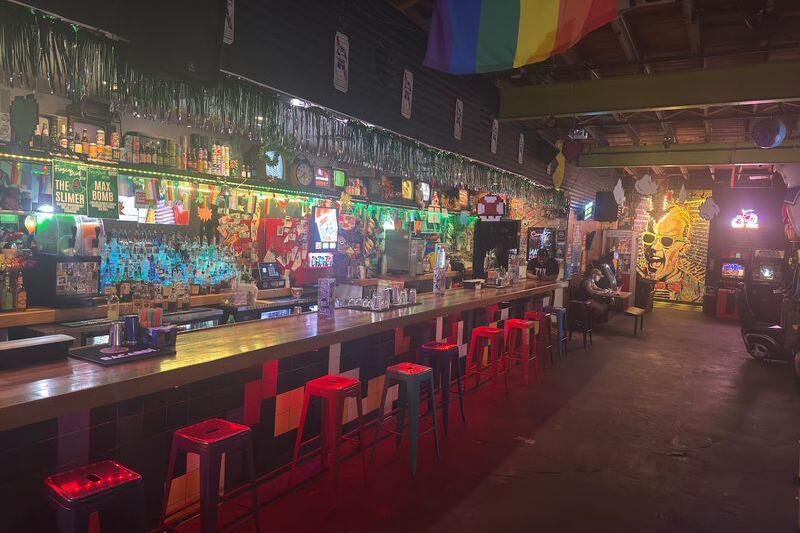 This 1980s-Themed Tulsa Barcade Is Packed With Classic Arcade Games Like Defender And Ms. Pac-Man
