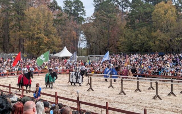 This North Carolina Renaissance Festival Fills A Fairytale Village With Towering Castles And Live Jousting Knights