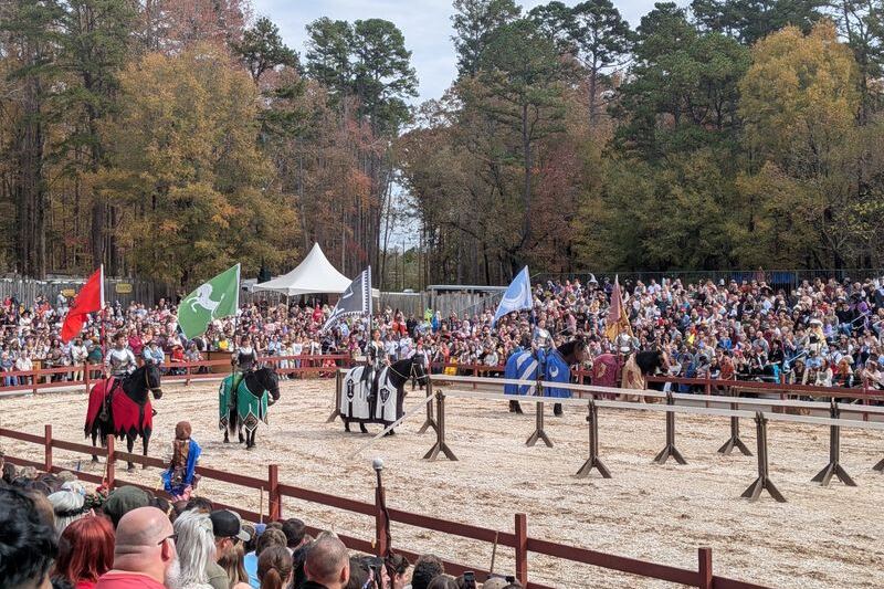 This North Carolina Renaissance Festival Fills A Fairytale Village With Towering Castles And Live Jousting Knights