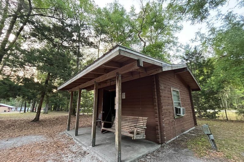 This Rustic Florida Cabin Sits Right Across the Road From a Crystal-Clear Spring