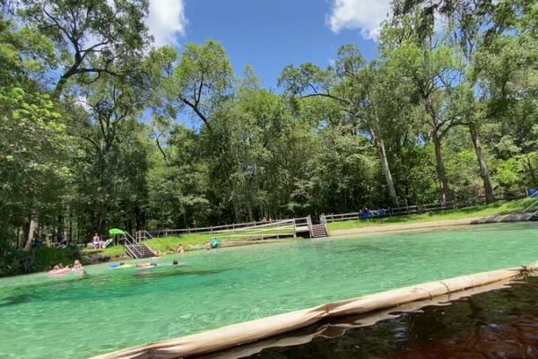 You Can Snorkel a Crystal-Clear Spring Run Over Ancient Limestone at This Free Florida Park Near Gainesville