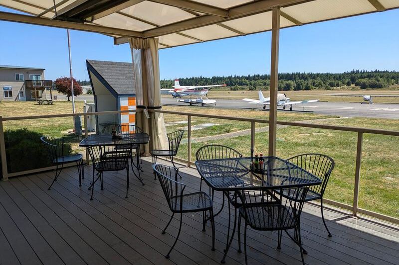 This Little Washington Airport Cafe Plates A Great-Value Breakfast On A Deck Where Pilots Are Regulars