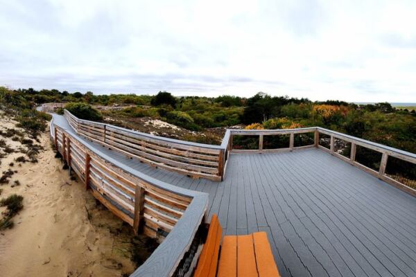 This Coastal Massachusetts Boardwalk Trail Winds Through Salt Marshes and Dunes for a Peaceful Walk