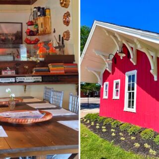 This 1872 Michigan Train Depot Is Now a Sandwich and Chocolate Shop