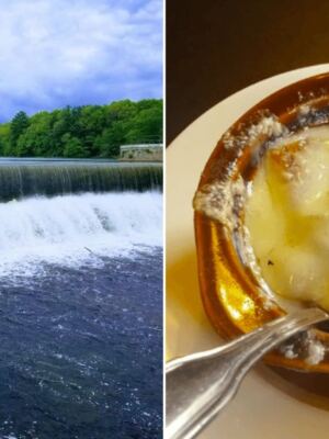 This Rhode Island Restaurant Serves Global Comfort Food in a Historic Mill Village Named for Its Waterfall