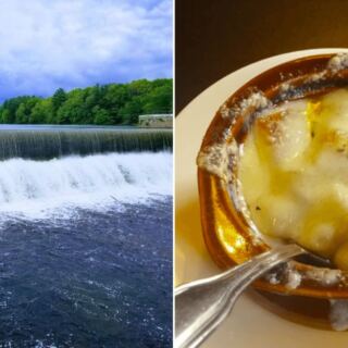 This Rhode Island Restaurant Serves Global Comfort Food in a Historic Mill Village Named for Its Waterfall