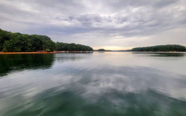 Lake Hartwell Is a Huge Man-Made South Carolina Reservoir Where Locals Swim, Boat, and Beach Their Pontoons