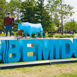 This Minnesota Lake Town Has Welcomed Travelers With Giant Statues Since 1937