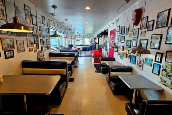 This Route 66 Illinois Diner Has Been Serving Milkshakes Beside Vintage Gas Pumps Since 1956