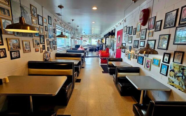 This Route 66 Illinois Diner Has Been Serving Milkshakes Beside Vintage Gas Pumps Since 1956