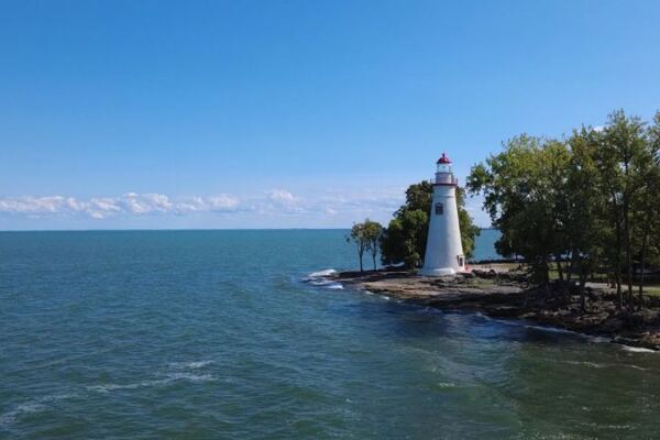 Somewhere In Marblehead Sits Ohio’s Oldest Working Lighthouse Still Guiding Ships On Lake Erie