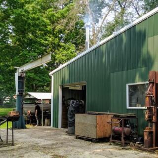 This Unassuming Illinois Forge Teaches Total Beginners To Hammer Hot Iron By Hand