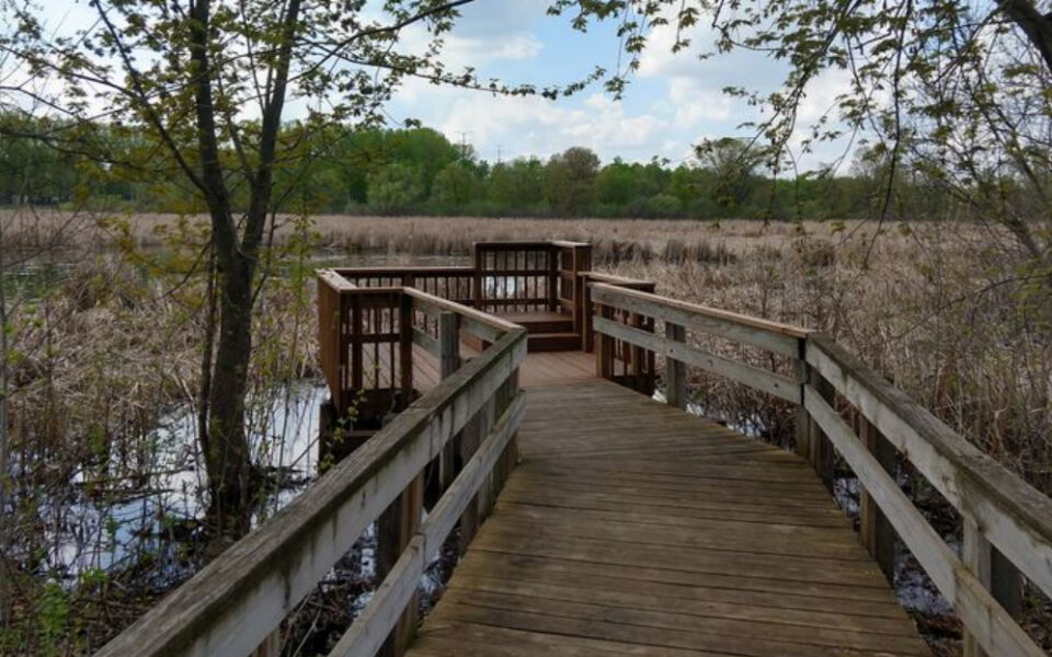 This Minnesota Nature Center Has A 900-Foot Floating Boardwalk Through The Wetlands