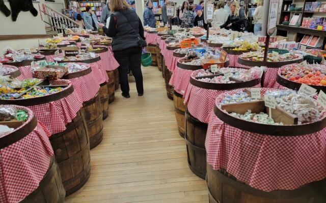 Sweet Tea Gets Its Own Candy Counter at Dukes Sweet Shop in Downtown Greenville, South Carolina