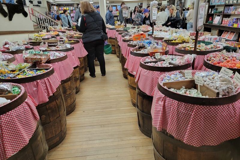 Sweet Tea Gets Its Own Candy Counter at Dukes Sweet Shop in Downtown Greenville, South Carolina