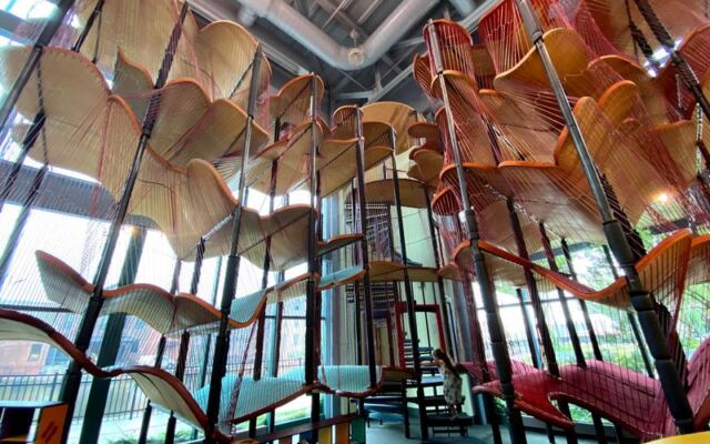 This Massachusetts Children’s Museum Hides an Elaborate Curvy Climber Kids Won’t Leave in Downtown Holyoke