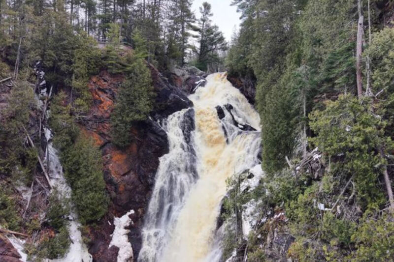 This Wisconsin Trail Ends at a Waterfall That Drops 165 Feet, the Highest in the State