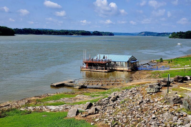 This Floating Southern Illinois Restaurant Serves Catfish With The River Right Under Your Table
