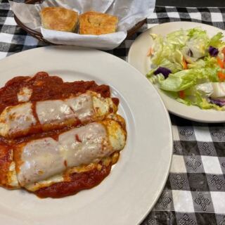 This Plain Moore, Oklahoma Strip Center Off I-35 Hides a Family Italian Kitchen Serving Pasta Big Enough to Take Home