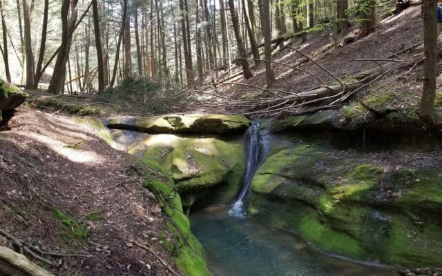 This Ohio Outfitter Lets You Rappel Straight Down Into A Hidden Hocking Hills Gorge