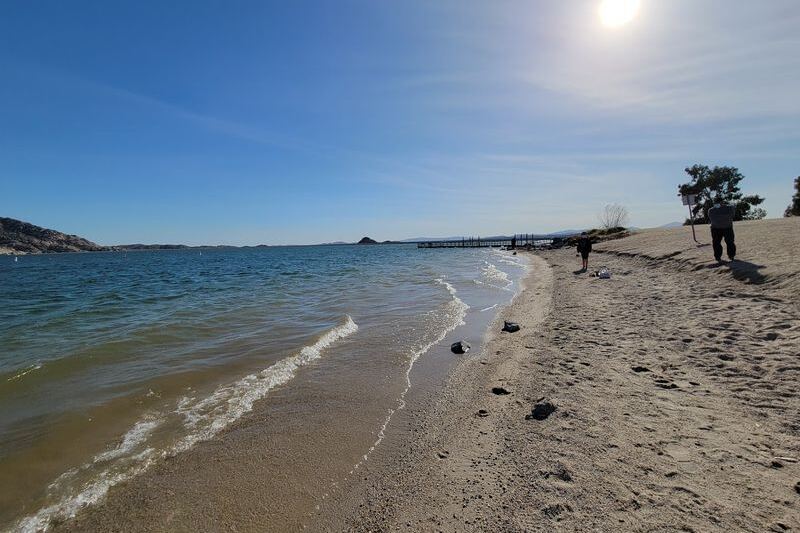 Lake Perris Is a Man-Made California Reservoir Where Locals Swim, Boat, and Spread Out on a Sandy Beach