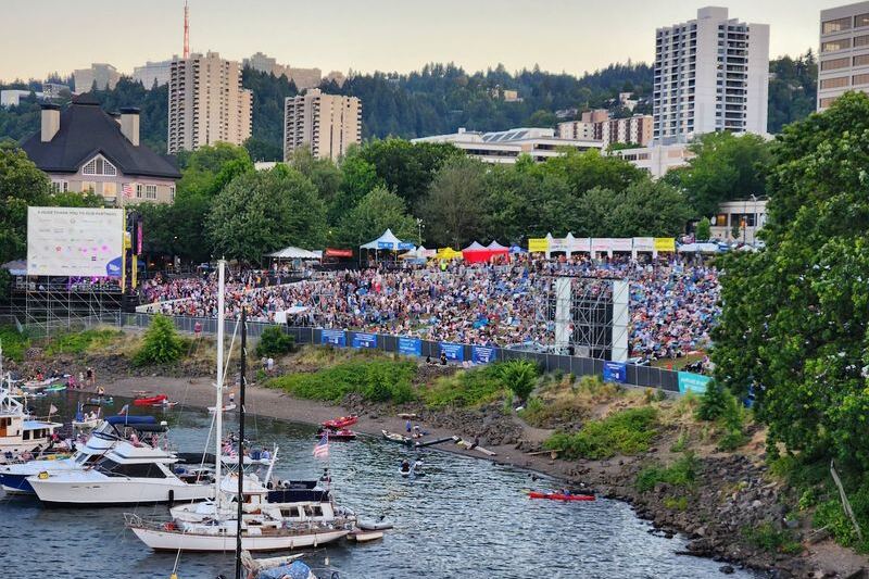 This Oregon Blues Festival Fills Portland’s Willamette Waterfront With Live Music And Fourth Of July Fireworks