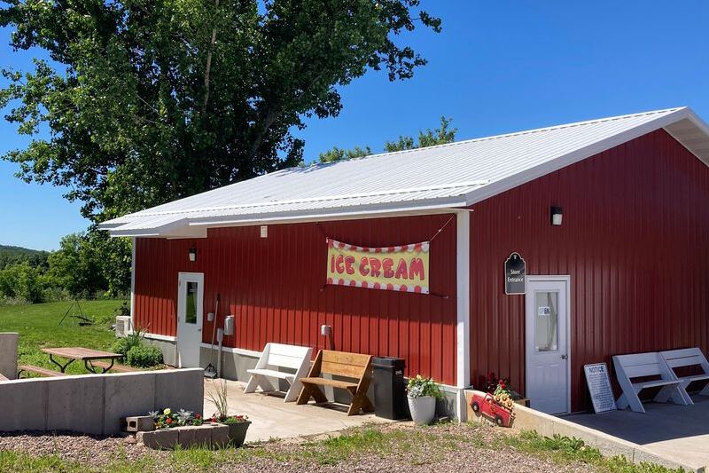 In the Small Wisconsin Town of New Auburn, This Farm Creamery Churns Fresh Small-Batch Ice Cream Made On-Site