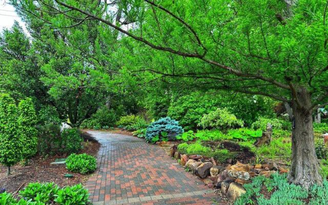 This Peaceful Stillwater Botanic Garden Near Oklahoma State Has Winding Walking Trails And Big Shady Trees, Free To Explore